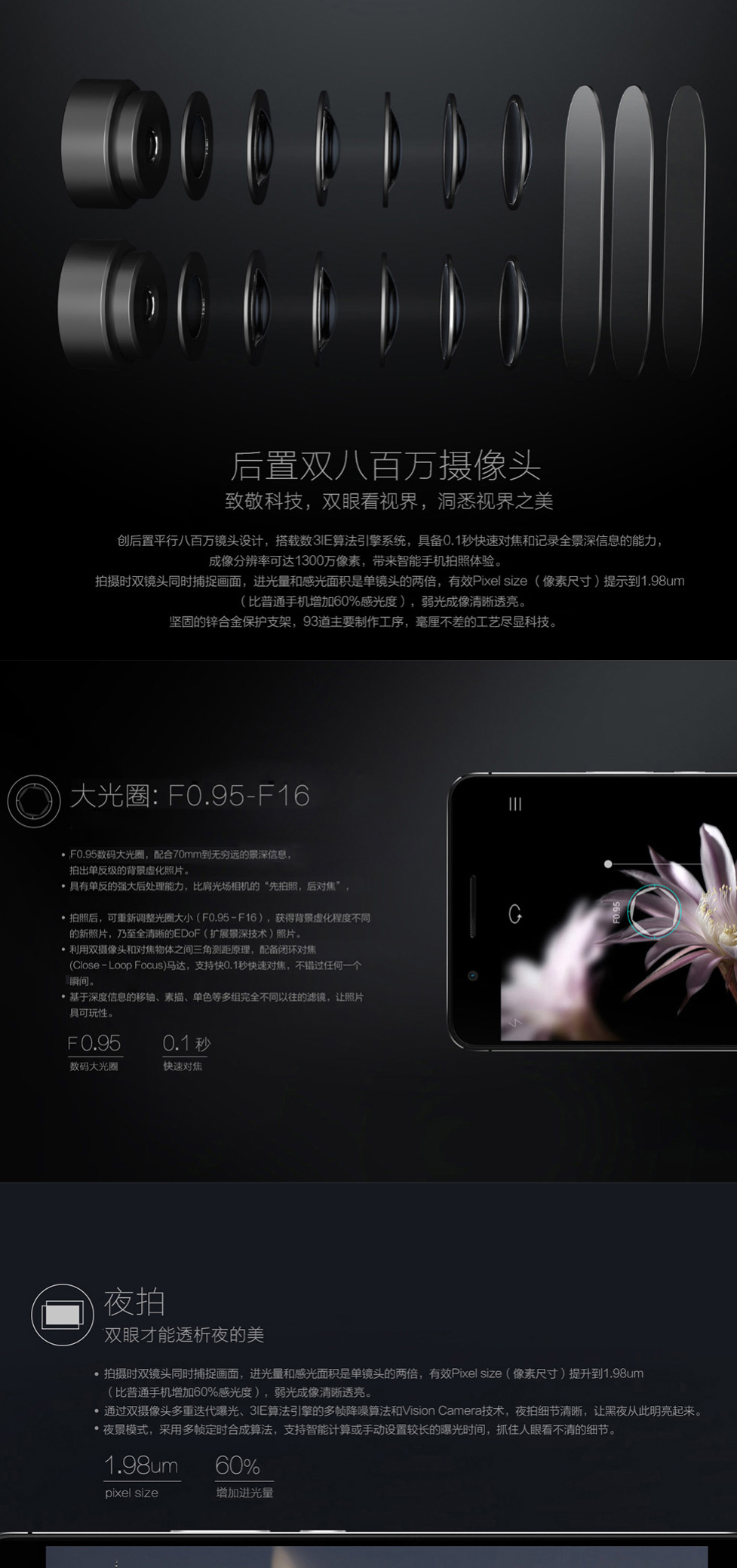 华为 荣耀6Plus 高配版(32G ROM)手机 金色 移动联通双4G手机