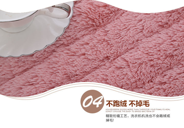 
                                        小家子 长毛绒飘窗垫窗台垫订定做田园欧式沙发坐垫子厚阳台垫防滑飘窗毯 米白色 45*45cm抱枕含芯                