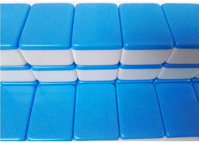 四口机中大号68 40 42 磁性自动麻将 46#中档蓝色或绿色136张【图片