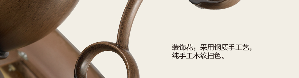 库博-光移动 欧式吊灯 复古客厅灯餐厅卧室灯具 奢华树脂雕花灯饰 D2543