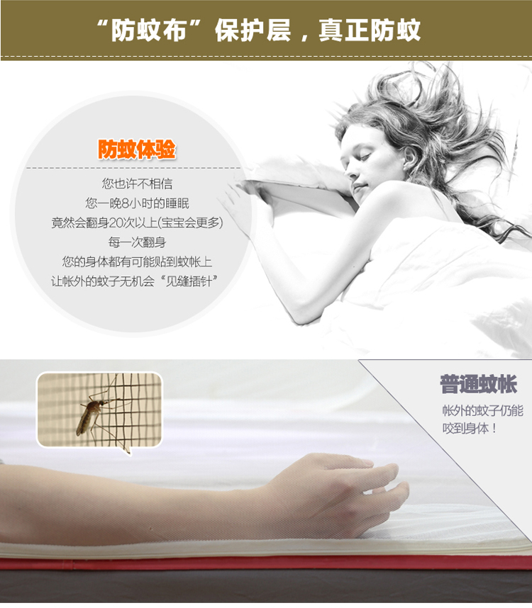 
                                        美朵嘉活底蒙古包蚊帐免安装三开门钢丝折叠圆顶公主拉链防蚊 时尚咖 200*220cm                