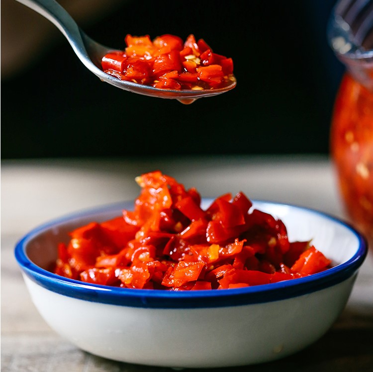 四川剁辣椒1000g新鲜剁椒辣椒酱下饭辣1瓶装