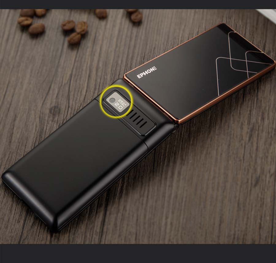 易丰（Ephone）E81 电信CDMA 2G 翻盖老人手机 黑色