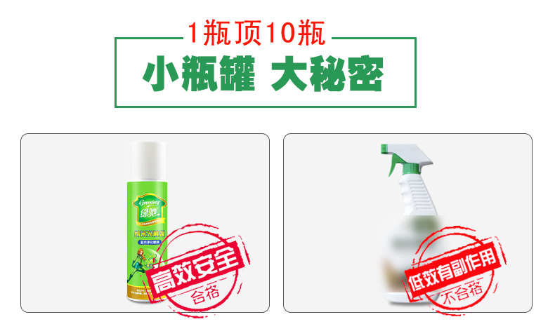
                                        
                                                            绿驰 纳米光触媒甲醛清除剂 家用新房装修去除甲醛喷剂 新车家具除异味防霉喷剂非活性炭 280ml                
