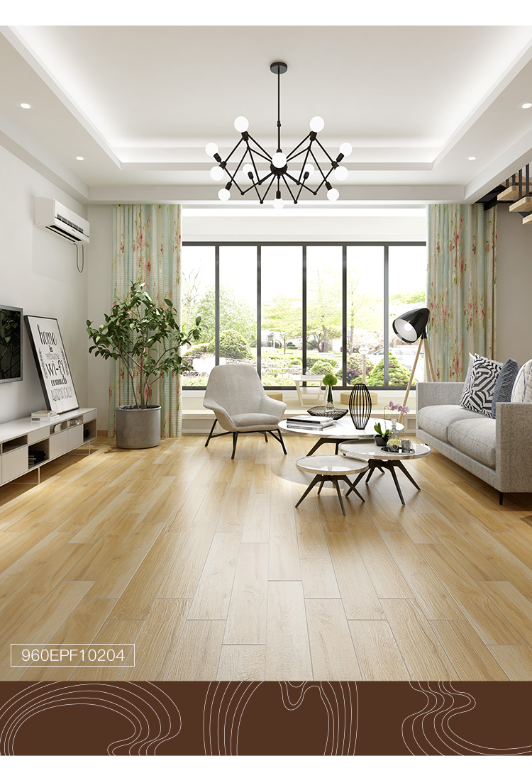 东鹏瓷砖卧室仿古砖地板砖客厅阳台木纹砖瓷木纹地板砖俄罗斯枫桦预约