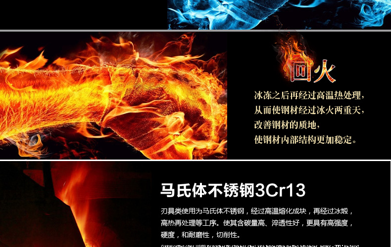 
                                        国风GuofenG 不锈钢菜刀切片刀全钢厨刀切菜刀砍刀厨房刀具全钢刀                