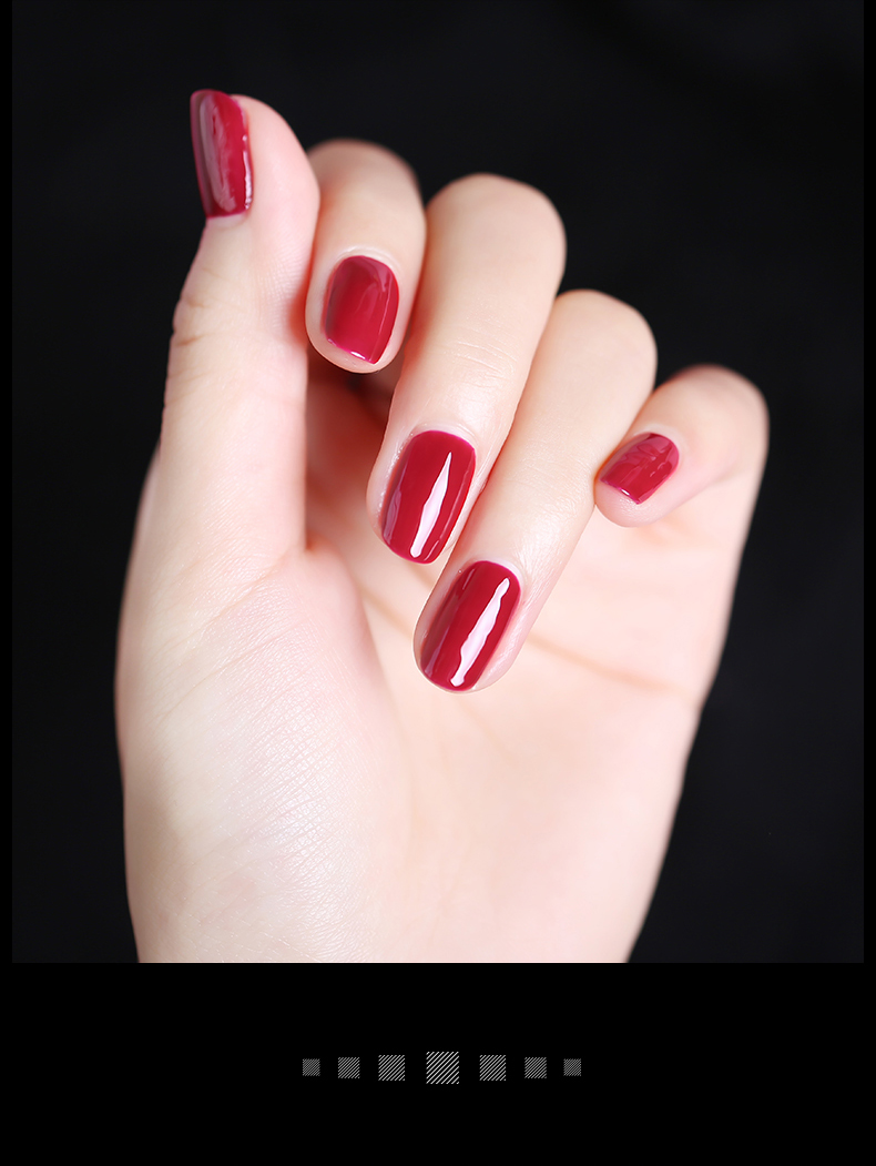 sweet color果冻甲油胶蔻丹芭比指甲胶美甲光疗胶防水持久 雪松红