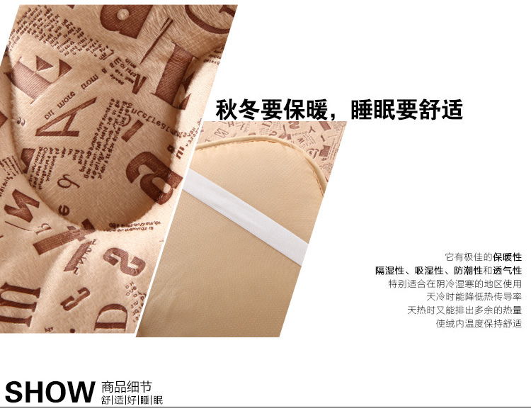 盛典家纺单人可折叠床褥子 学生铺地床垫子薄 双人垫被 儿童席梦思加厚 超柔字母 150*200
