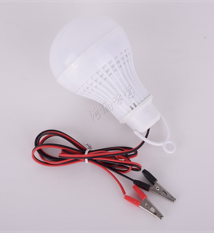 12vled灯泡超亮直流12伏led灯泡低压电瓶灯地摊夜市灯 dc 12v(3米线