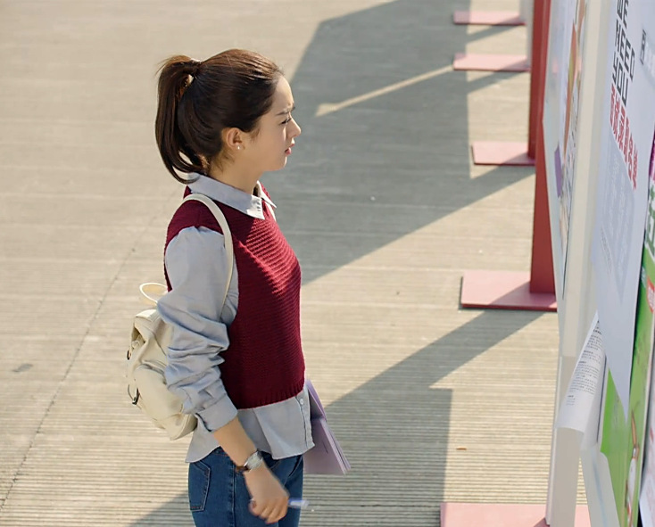 柳媛秋冬装韩版套头马甲背心毛衣针织女672 酒红色 均码