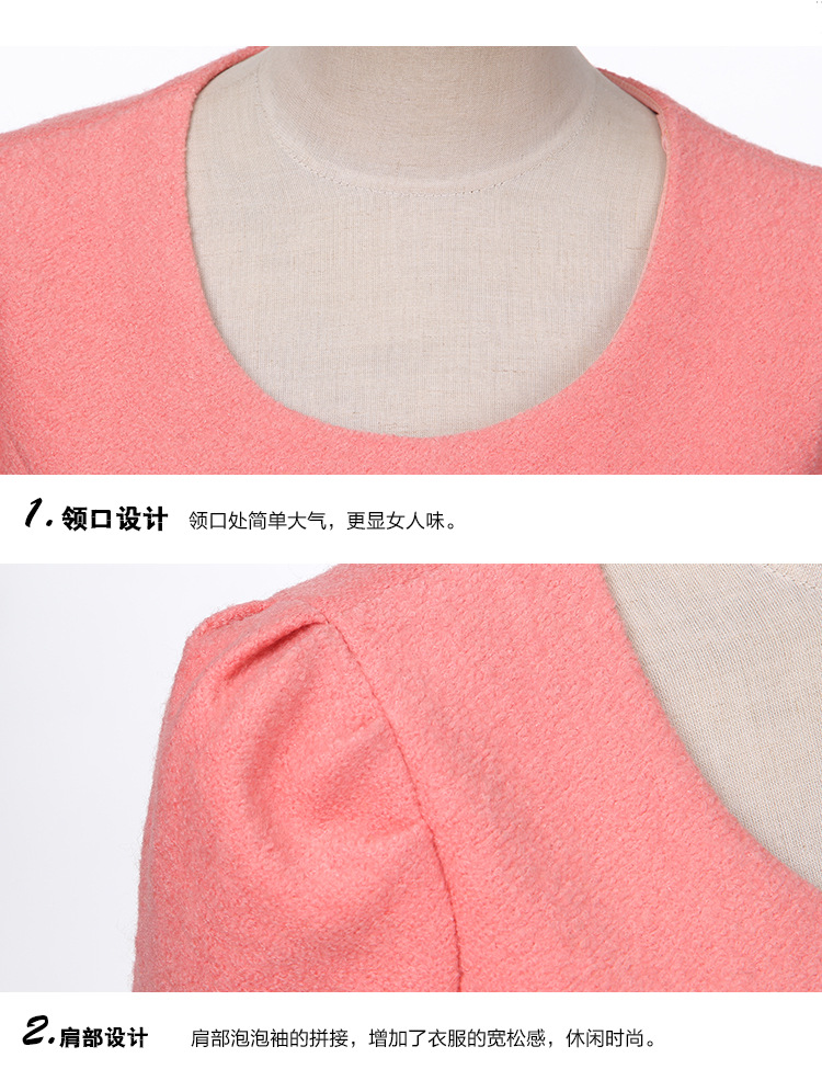 
                                        熙尼2017春装新款连衣裙两件套女时尚修身韩版春秋季短外套女加短裙套装/套裙女 驼色 L                