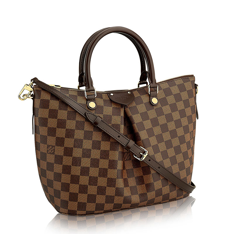 路易威登(lv)女士 siena 帆布 拉链 中号手袋/ n41546