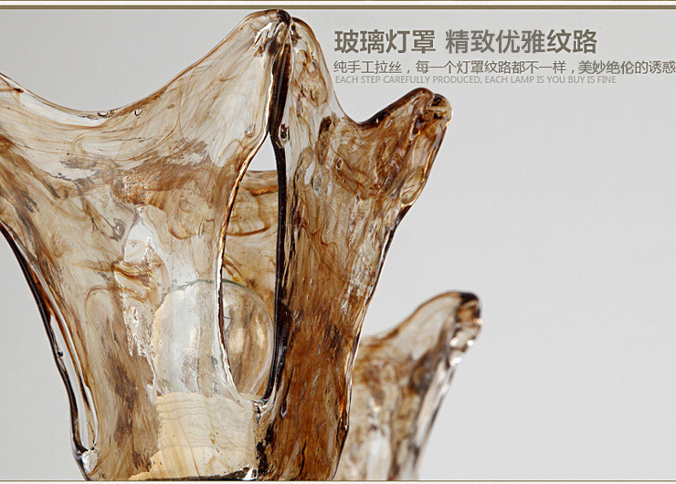 蒙特丽 客餐厅卧室书房吊灯8038 美式田园复古灯具 爱洛斯华(B) 3头灯罩朝下 配送led灯泡(E27黄光5W)