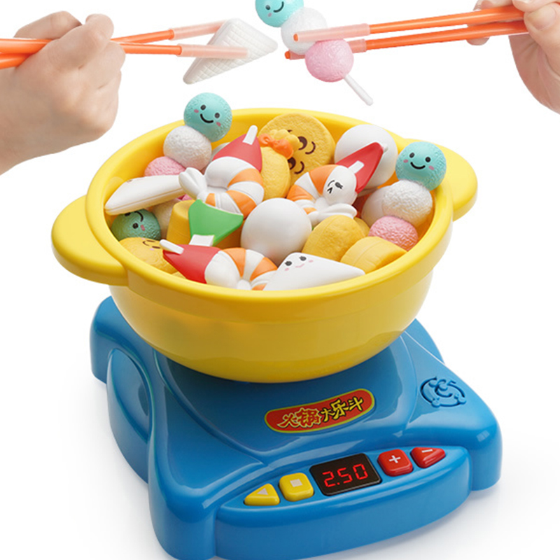 火锅斗玩具儿童仿真厨房过做饭套装 火锅大乐斗(大彩盒)【图片 价格