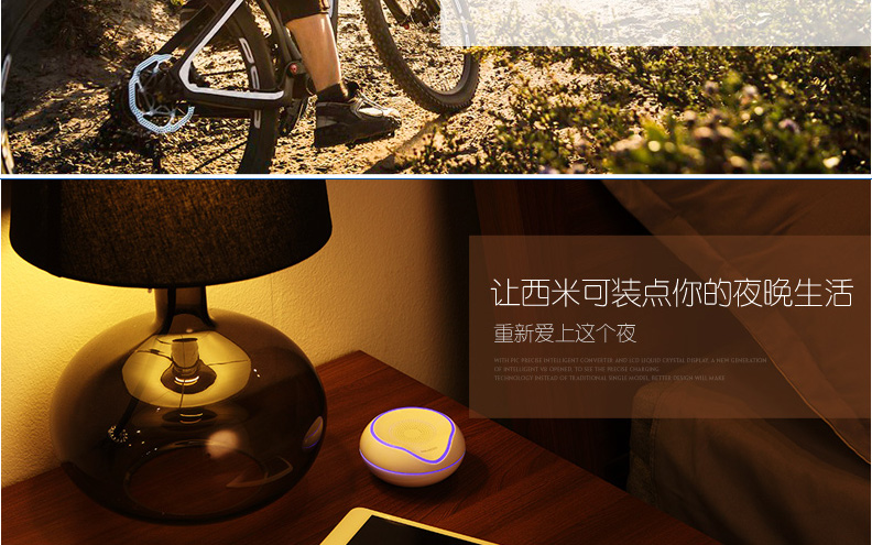 西米可 S5无线蓝牙音响  无线蓝牙音箱 插卡迷你小音箱便携手机低音炮户外小音响插卡小音响 夜光蓝