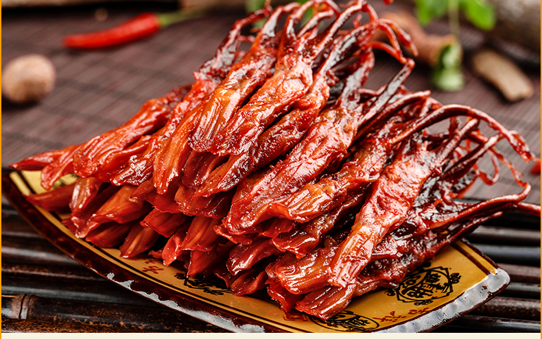 江西特产煌上煌酱卤鸭舌香辣味美味q弹有嚼劲开袋即食新包装40g鸭舌