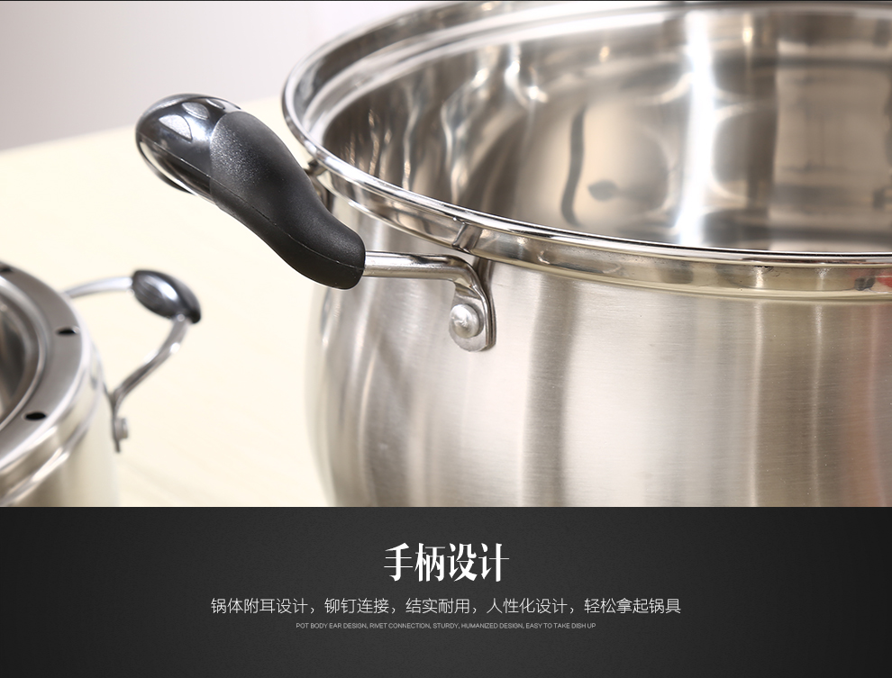 延兴不锈钢蒸锅复底节能原味三层四层可蒸鱼蒸饭电磁炉煤气通用 30CM四层 三只蒸屉
