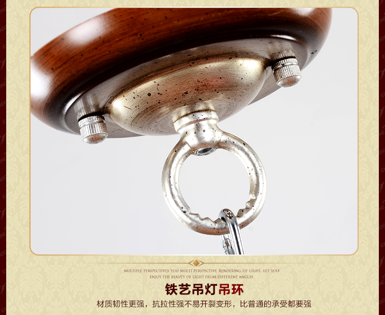 
                                        华艺灯饰 欧式吊灯 客厅餐厅卧室书房简约灯具 艾克诗顿 CH0131                