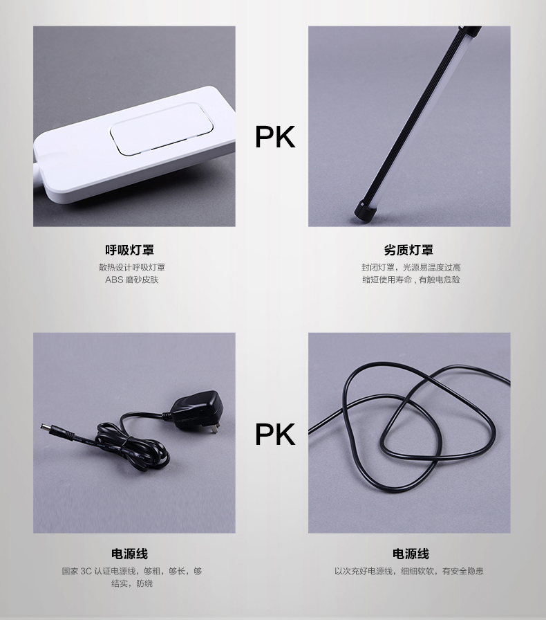 立莱台灯 LED护眼夹子卧室床头小灯 儿童学生学习读书防近视阅读灯 工作办公长臂简约柔和光 飞扬B粉色