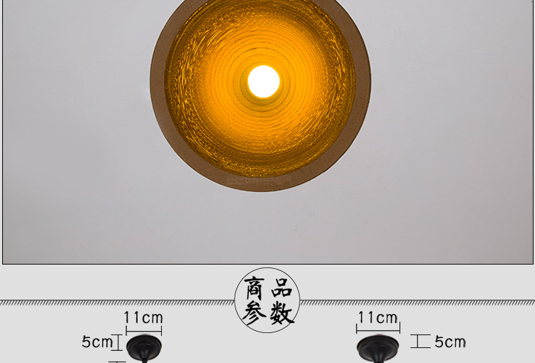 
                                        比月禅意创意日式东南亚瓦楞牛皮纸灯餐厅茶室艺术客厅吊灯3920 吊灯 大号吊灯                