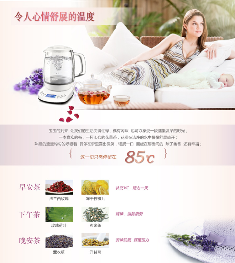 贝立安（Brillante）恒温调奶器冲奶宝贝1.7L BDC03