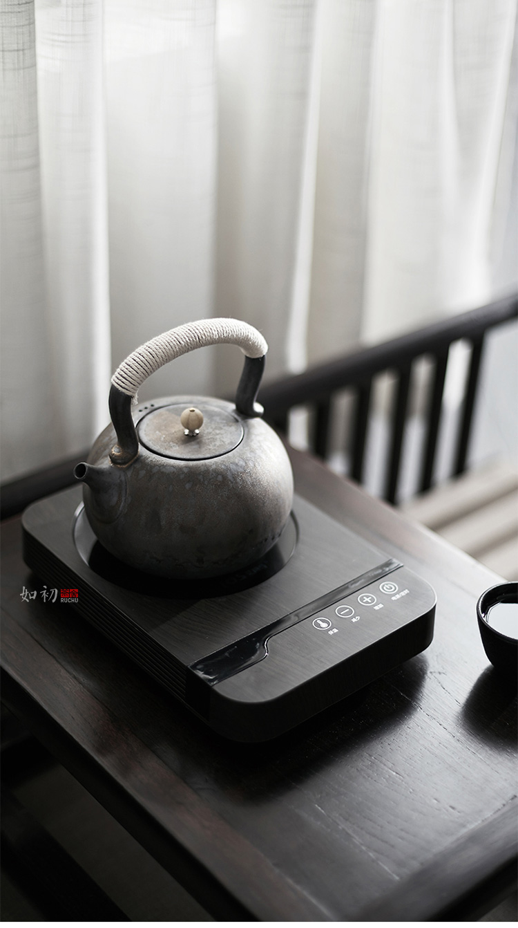 艾玛诗耐热玻璃茶壶电陶炉煮茶器套装花茶红茶烧茶器带内胆蒸茶壶茶器