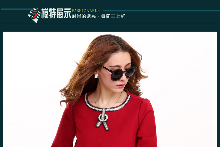 欧得拉休闲套装欧货新款2016春秋潮小香风上衣+短裤两件套裤 黑色 L