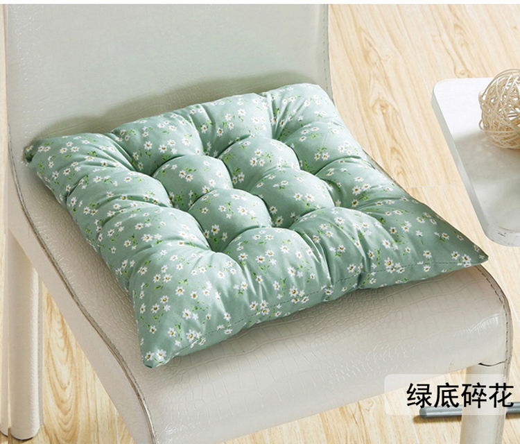 
                                        爱畅享家纺 办公电脑椅垫 印花磨毛坐垫 花粉世家 40*40CM                