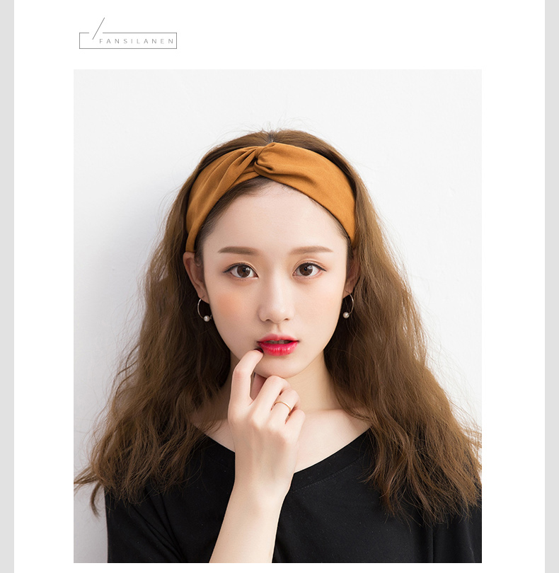 yqmhcxks 洗脸束发带洗漱发带敷面膜发箍简约束发巾