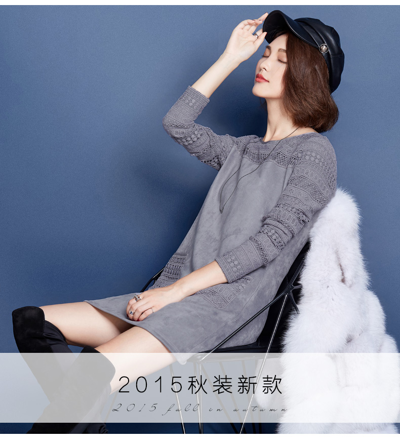 
                                        贲雅优连衣裙女2017春秋新款时尚中长款包臀显瘦衬衣领打底裙G786 酒红色 L                