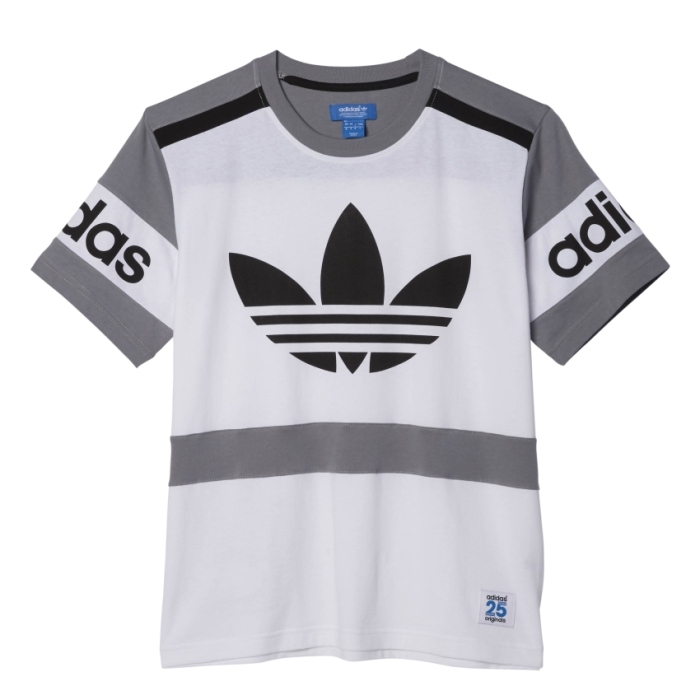 adidas 阿迪达斯 三叶草 男子 短袖t恤 白 aj5182 如图 l