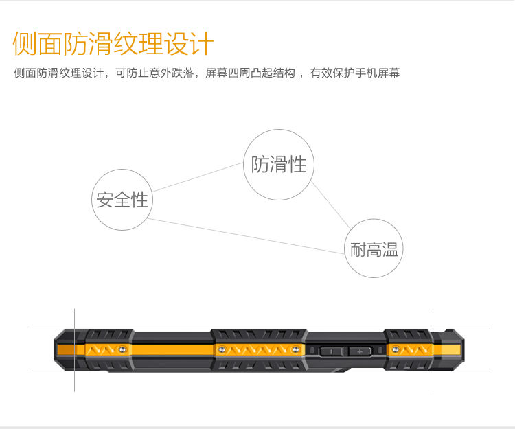朗界(RugGear)RG702 三防智能手机 双卡双待 户外手机  移动2G/联通3G 