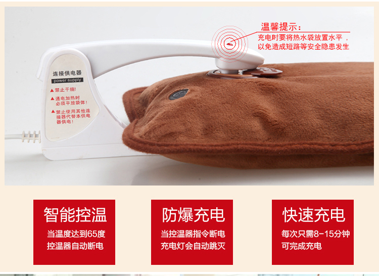 
                                        一米青品 马卡龙USB暖手宝充电可爱迷你幸运石暖怀宝电暖宝电热宝暖脚暖水袋暖宝宝热水袋防爆 暖心鸟-粉色                