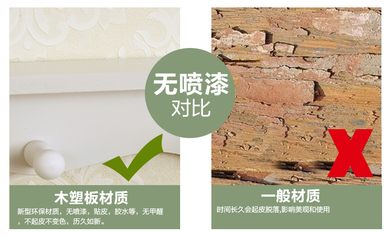 梦雅莉 白色百叶电表箱装饰画电表箱装饰遮挡箱配电箱装饰画电表箱装饰箱 真百叶大号(53*38) 10mm厚板