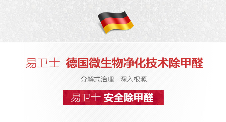 
                                                                                易卫士德国进口去除室内甲醛清除剂强力型新房装修新家具除味喷剂 (3瓶喷雾+8支雾化剂)                