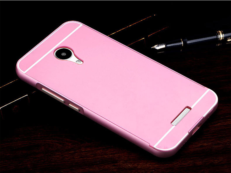 魅爱琳 红米note2手机壳推拉金属边框后盖保护套外壳 防摔硬壳薄 适用