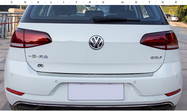 5/7凌渡迈腾速腾cc嘉旅大众车贴改装 r尾标--红色