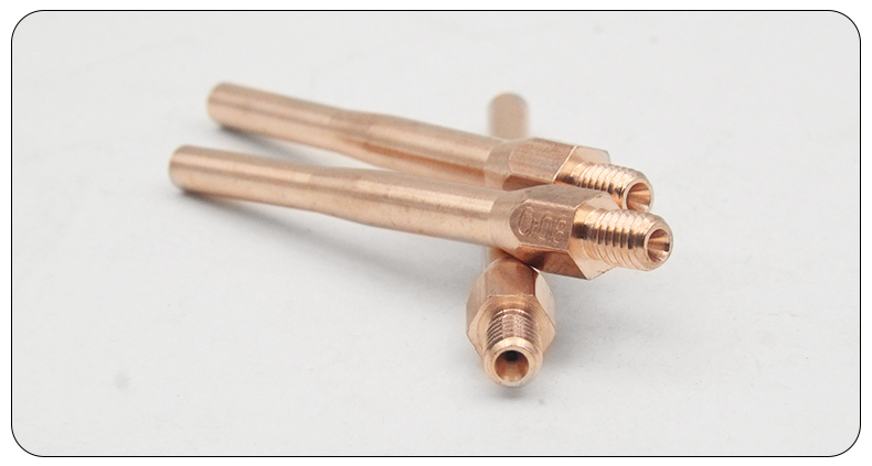 yobel二保焊机气保焊枪350a加长保护嘴喷嘴保护套100mm导电嘴350a变径