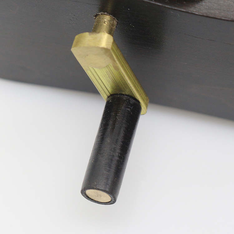 磨利特非洲黑檀小墨线斗fs002木工手动划线工具迷你手摇式墨斗木井方