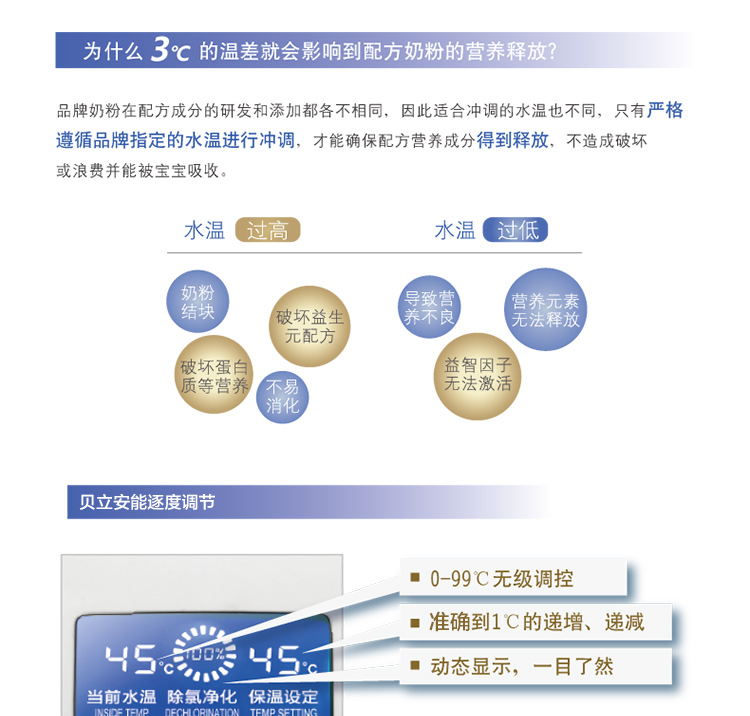 贝立安（Brillante）恒温调奶器冲奶宝贝1.7L BDC03
