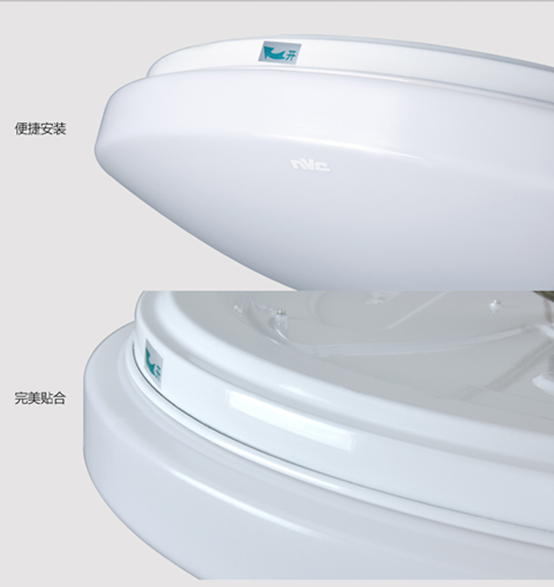 雷士照明led圆形吸顶灯具卧室餐厅玄关阳台厨卫门厅灯阳台灯走廊过道书房儿童房灯饰面包灯 圆梦 10W 正白光 直径270 mm