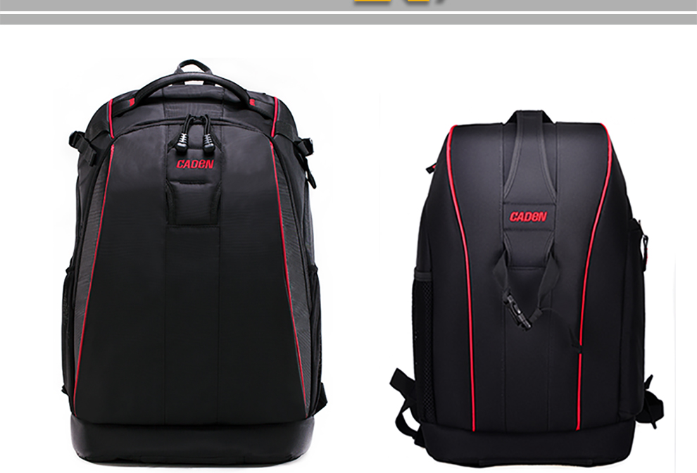 caden卡登 单反相机包 双肩摄影包 防盗大容量户外背包 数码单反包