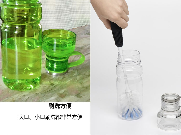 
                                        美国进口OXO奥秀经典设计710ml双开口大容量水杯9101100 白色                