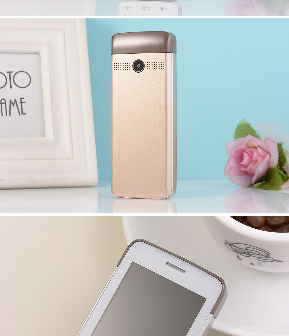 Haier/海尔 M315 移动联通2G  双卡双待老人机手机 金色