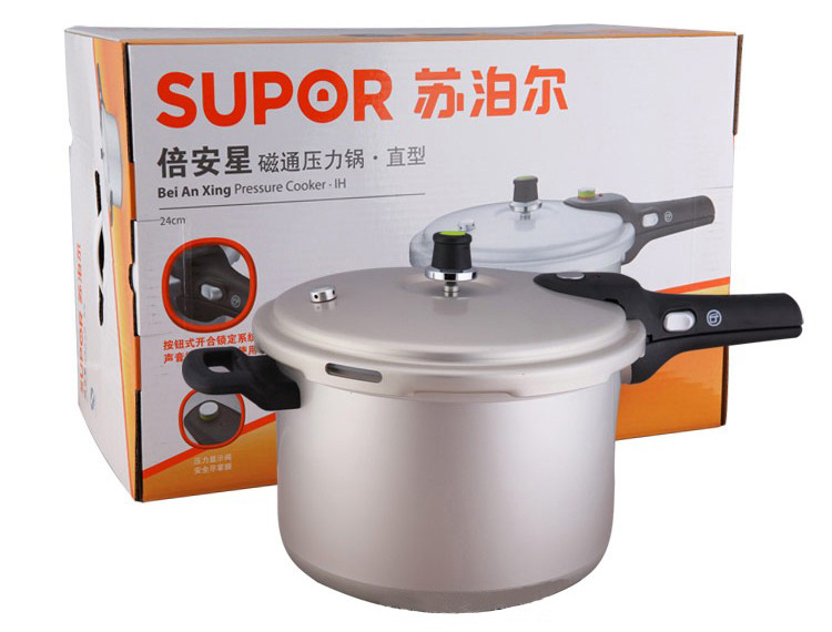 
                                        苏泊尔（SUPOR）倍安星铝合金压力锅 22cm高压锅YL223F2 燃气电磁炉通用                