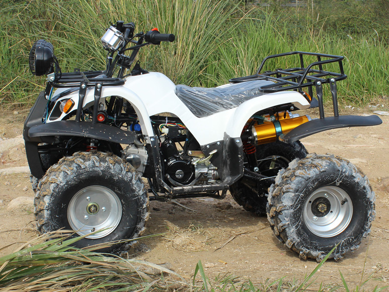 小牛沙滩车四轮越野摩托车125cc迷你卡丁车成人汽油全地形山地车差速