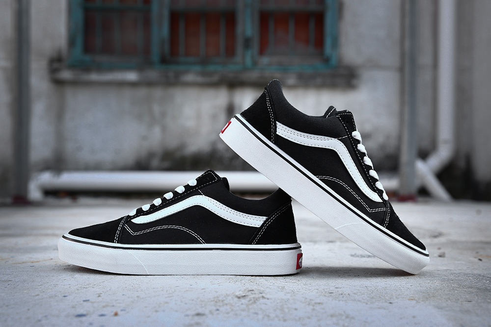 女鞋新品ins超火的鞋子板鞋黑白经典款滑板鞋帆布鞋 黑白 35