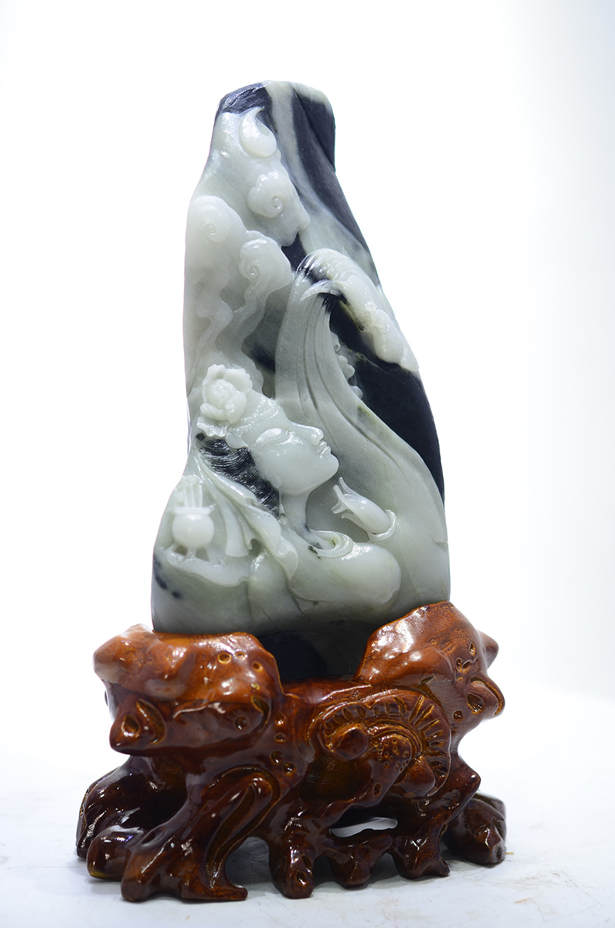 中国四大名玉独山玉美女2705g一帆美玉