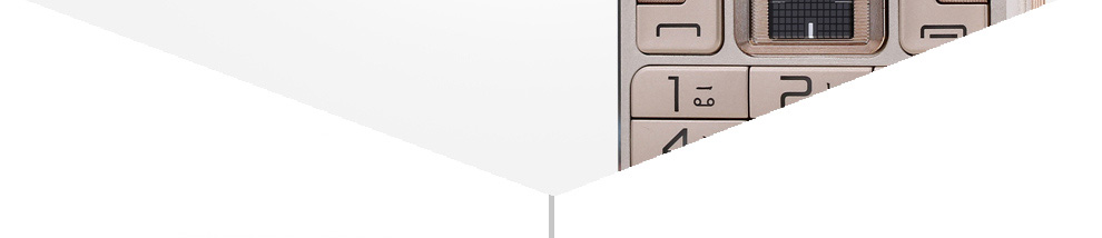 海尔（Haier）A210移动/联通2G直板按键手写屏老人手机 香槟金
