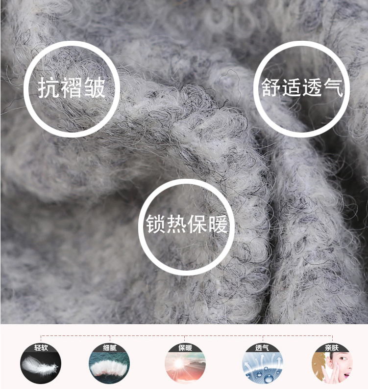 百恋绢纺2015秋冬季新款女装气质羊毛呢大衣中长款修身呢子外套BL801203 粉红 L